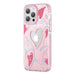 Kingxbar Heart Star Series case for iPhone 14 Pro Max pink heart case - Cell phone cases and covers<<<HurtelXML