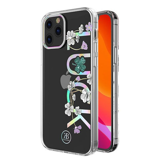 Kingxbar Lucky Series case decorated with original Swarovski crystals iPhone 12 mini transparent (Luck) - Cell phone