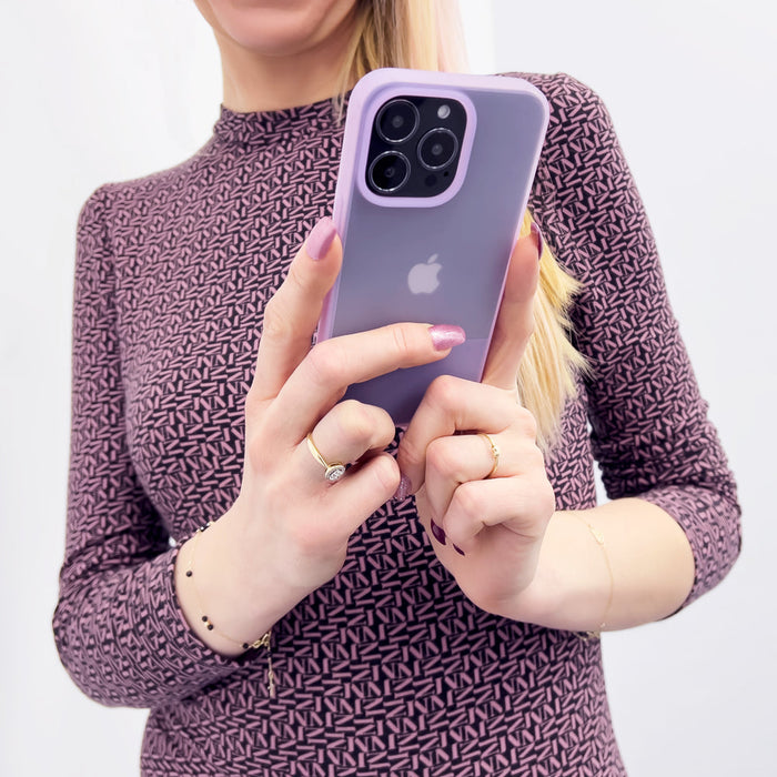 Kingxbar Plain Series case cover for iPhone 13 Pro silicone case purple - Cell phone cases and covers<<<HurtelXML