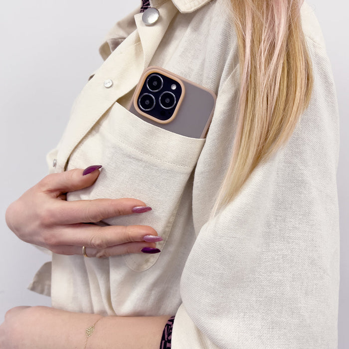 Kingxbar Plain Series case cover for iPhone 13 Pro silicone case purple - Cell phone cases and covers<<<HurtelXML