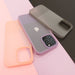 Kingxbar Plain Series case cover for iPhone 13 silicone cover pink - Cell phone cases and covers<<<HurtelXML