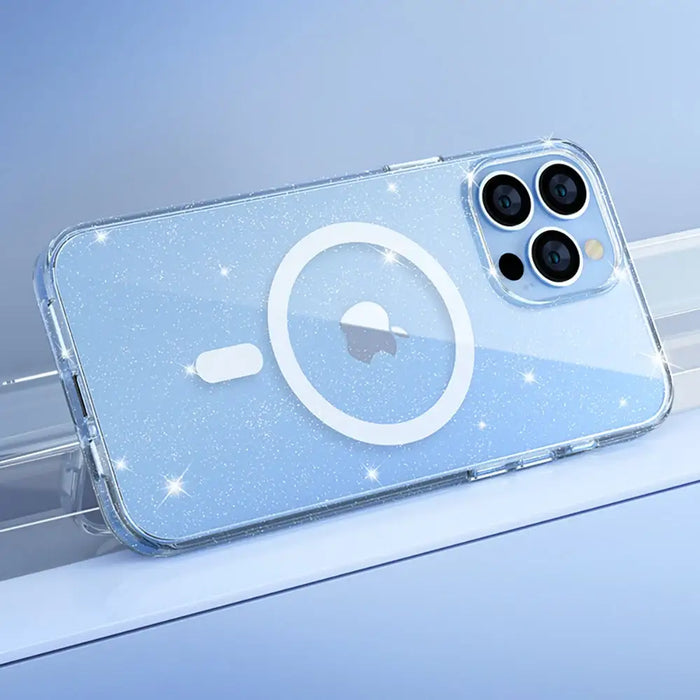 Kingxbar PQY Elegant Series Magnetic Case for iPhone 13 Pro Housing Cover White (MagSafe Compatible) - Cell phone cases