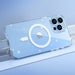 Kingxbar PQY Elegant Series Magnetic Case for iPhone 13 Pro Housing Cover White (MagSafe Compatible) - Cell phone cases
