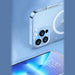 Kingxbar PQY Elegant Series Magnetic Case for iPhone 13 Pro Housing Cover White (MagSafe Compatible) - Cell phone cases