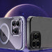 Kingxbar PQY Ice Crystal Series magnetic case for iPhone 14 MagSafe silver - Cell phone cases and covers<<<HurtelXML