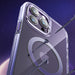 Kingxbar PQY Ice Crystal Series magnetic case for iPhone 14 Plus MagSafe purple - Cell phone cases