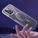 Kingxbar PQY Ice Crystal Series magnetic case for iPhone 14 Plus MagSafe silver - Cell phone cases