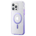 Kingxbar PQY Ice Crystal Series magnetic case for iPhone 14 Plus MagSafe purple - Cell phone cases