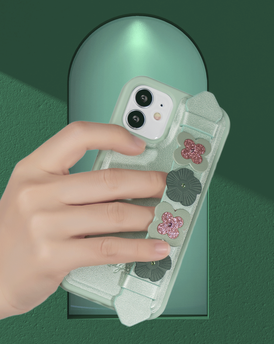 Kingxbar Sweet Series case decorated with original Swarovski crystals iPhone 12 mini black - Cell phone cases