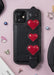 Kingxbar Sweet Series case decorated with original Swarovski crystals iPhone 12 Pro Max black - Cell phone cases