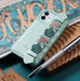 Kingxbar Sweet Series case decorated with original Swarovski crystals iPhone 12 mini green - Cell phone cases