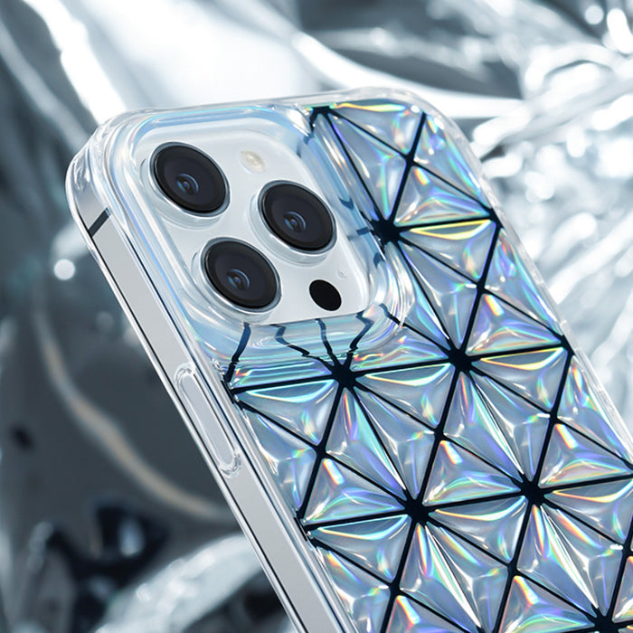 Kingxbar Miya Series case for iPhone 14 Pro cover back cover rainbow