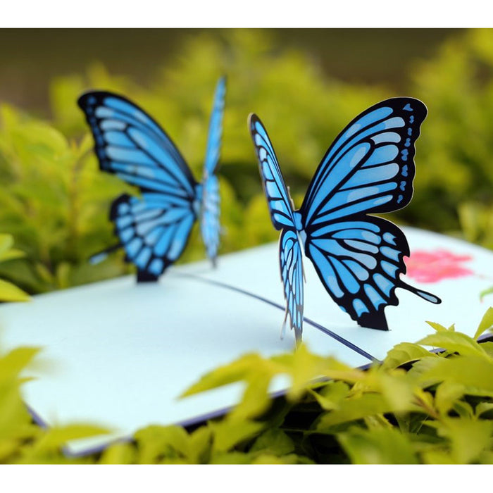 CARD BUTTERFLIES POP-UP "BUTTERFLIES" KIRIORI 10720