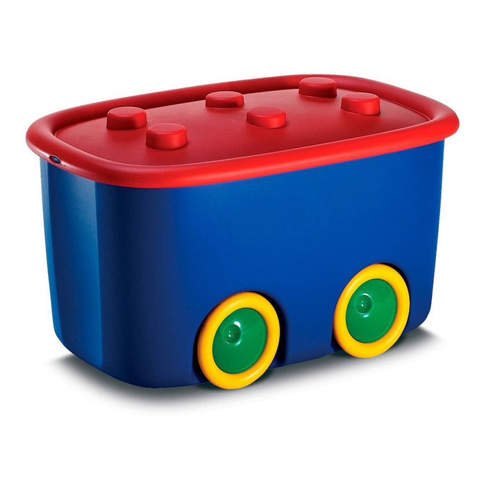 TOY BOX WITH WHEELS 46L 32X39X58CM KIS