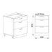 KITCHEN CABINET LOWER ROW WITH THREE DRAWERS IRIM HETTICH 60X55X87 CM - Модулни кухни<<<Кухненски