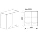 KITCHEN CABINET UPPER ROW FOR HOOD IRIM 60X30X68 CM. - Модулни кухни<<<Кухненски мебели<<<Кухня<<<Praktiker