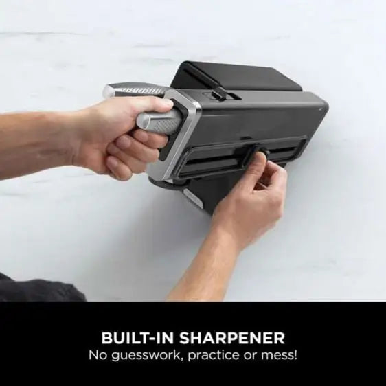 Kitchen knife set NINJA StaySharp K62006EUUK stainless steel 6 pcs built-in sharpener graphite block - Домакински