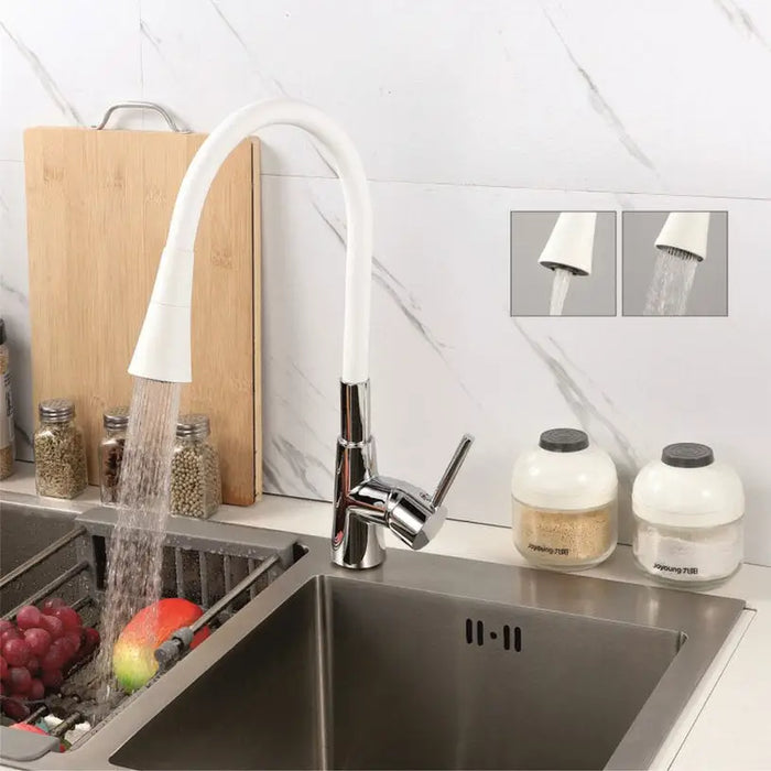 KITCHEN MIXER INTER CERAMIC HAVANA WHITE - Смесители за кухня<<<Кухня<<<Praktiker&&&Смесители за