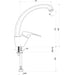 KITCHEN MIXER WITH GRANITE COVER WHITE FAT 08910-1001 - Смесители за кухня<<<Кухня<<<Praktiker