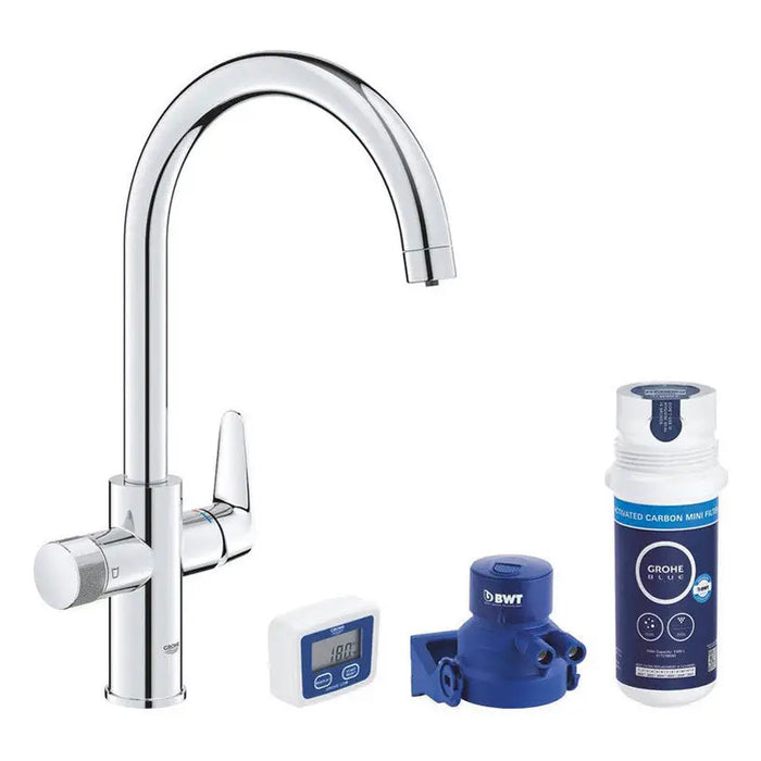 KITCHEN MIXER WITH GROHE BLUE PURE FILTER - Смесители за кухня<<<Кухня<<<Praktiker&&&Кухненски