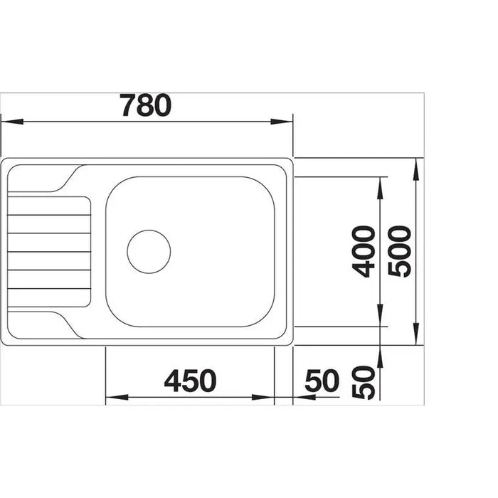 KITCHEN SINK BLANCO DINAS XL6S 78X50 CM. - Кухненски мивки<<<Кухненски мивки<<<Кухня<<<Praktiker&&&Кухненски