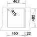 KITCHEN SINK BLANCO TIPO 45 48X50X16 CM. MATT - Кухненски мивки<<<Кухненски мивки<<<Кухня<<<Praktiker&&&Кухненски