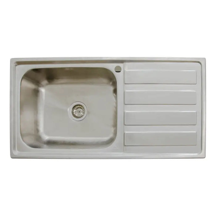KITCHEN SINK INTER CERAMIC 10050R TEMPICO RIGHT 100X50X24 - Кухненски мивки<<<Кухненски