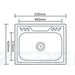 KITCHEN SINK INTER CERAMIC ICK 5443P 53X42.5X16.5 CM. - Кухненски мивки<<<Кухненски