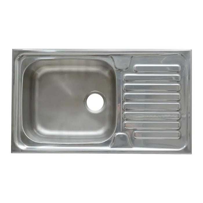 KITCHEN SINK PYRAMIS DORIAN 1B1D 86X50X20 CM. - Кухненски мивки<<<Кухненски мивки<<<Кухня<<<Praktiker&&&Кухненски