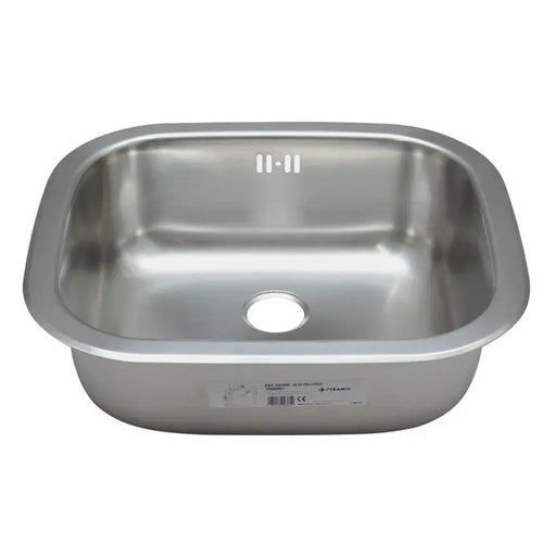 KITCHEN SINK PYRAMIS KIBA SQUARE 46.5X40X15 CM. - Кухненски мивки<<<Кухненски мивки<<<Кухня<<<Praktiker&&&Кухненски