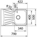 KITCHEN SINK TEKA STARBRIGHT SMOOTH LEFT 50X79CM - Кухненски мивки<<<Кухненски мивки<<<Кухня<<<Praktiker&&&Кухненски