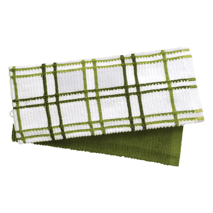 KITCHEN TOWEL DILIOS 40X60 CM GREEN 2 PCS - Аксесоари<<<Текстил за кухня<<<Кухня<<<Praktiker