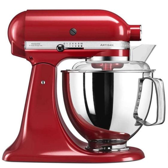 KitchenAid Artisan 5KSM175PSEER Food Processor, Empire Red