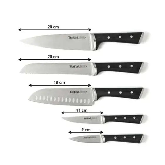 Knife set with stand TEFAL Ice Force K232S574 - Кухненски пособия<<<TEFAL домакински прибори и