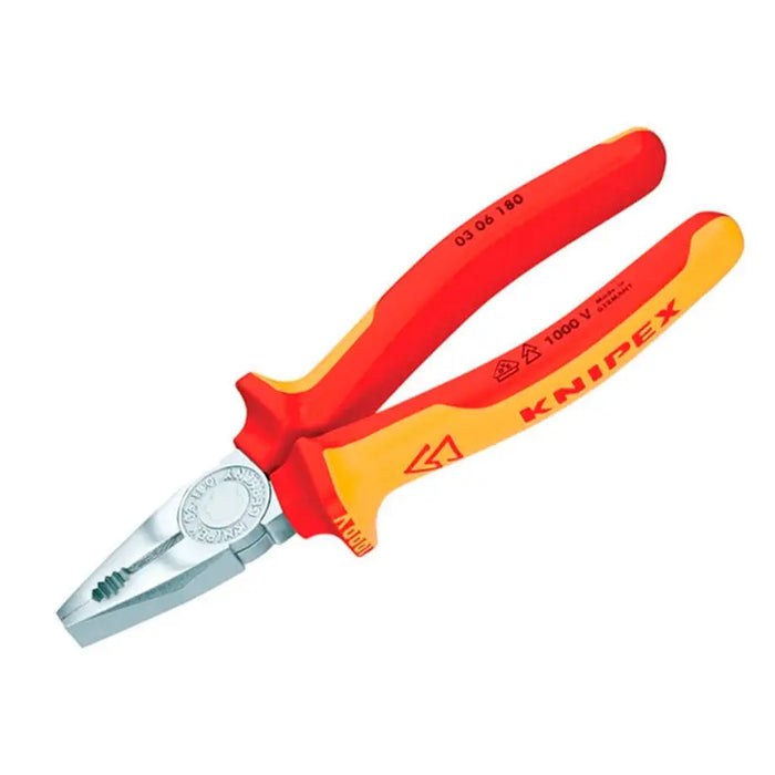 KNIPEX COMBINED PLIERS 180 VDE - Клещи<<<Ръчни инструменти<<<Инструменти и железария<<<Praktiker&&&Клещи<<<Ръчни
