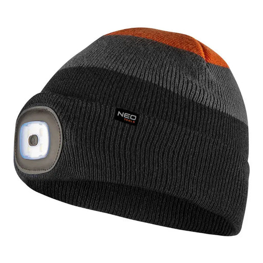 KNITTED HAT WITH LED FLASHLIGHT NEO 81-631 - Работни дрехи<<<Работно облекло<<<Инструменти и железария<<<Praktiker