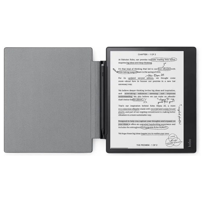 Kobo Elipsa 2E SleepCover Case Black - Accessories<<<KOBO четци за електронни книги<<<KOBO<<<PolyComp