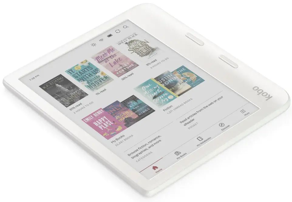 EBook Rakuten N428-KU-WH-K-CK White 32 GB 7"