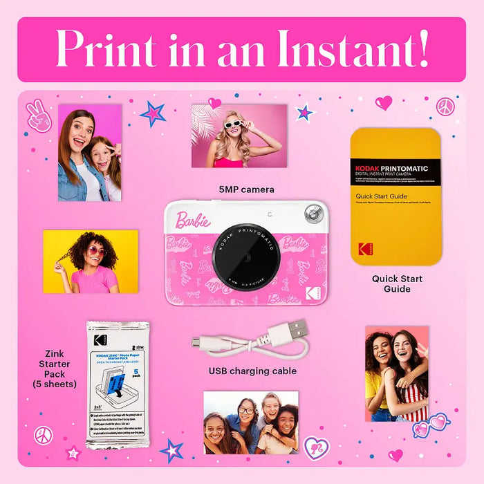 Kodak Printomatic Barbie Camera 2 Snapshot Camera - Моментни фотоапарати<<<Спорт и свободно