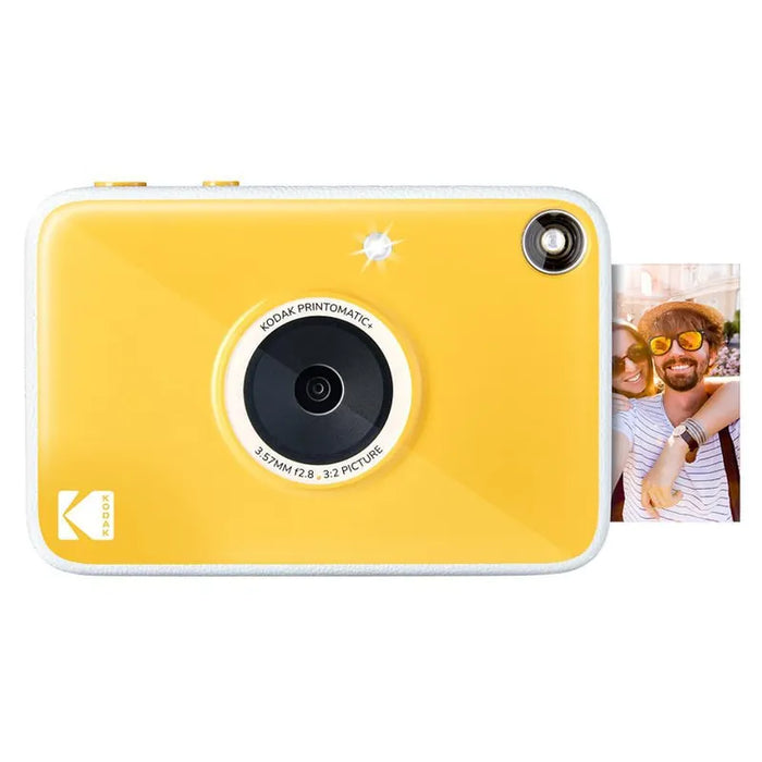Kodak Printomatic + Yellow Instant Camera