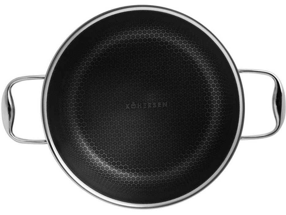 Kohersen Black Cube 24 cm pot with lid