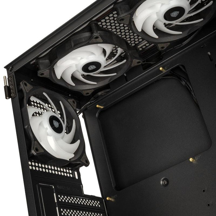 Kolink Observatory HF ARGB TG Mid-Tower Box Black - Кутии за компютри<<<Компютърни компоненти<<<ValiAPI&&&Computer