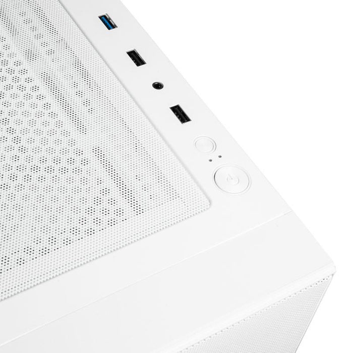 Kolink Observatory HF Mesh ARGB TG Mid-Tower Box, White