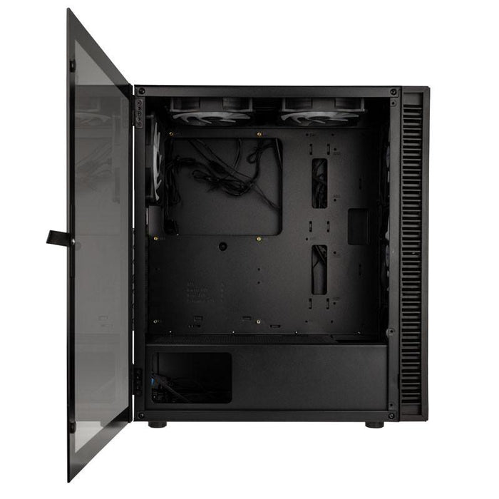 Kolink Observatory HF Mesh ARGB TG Mid-Tower Box, Black
