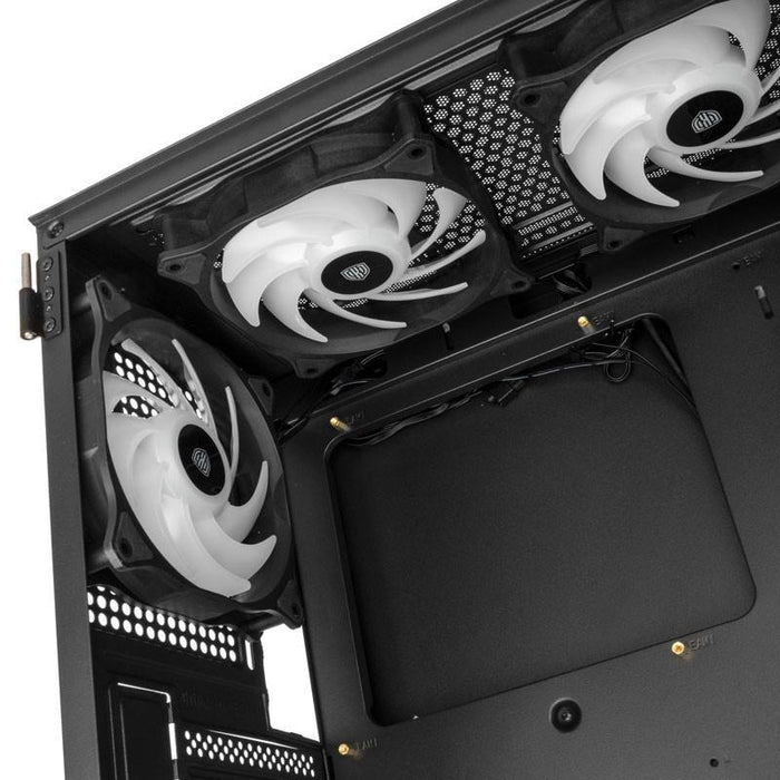 Kolink Observatory HF Mesh ARGB TG Mid-Tower Box, Black