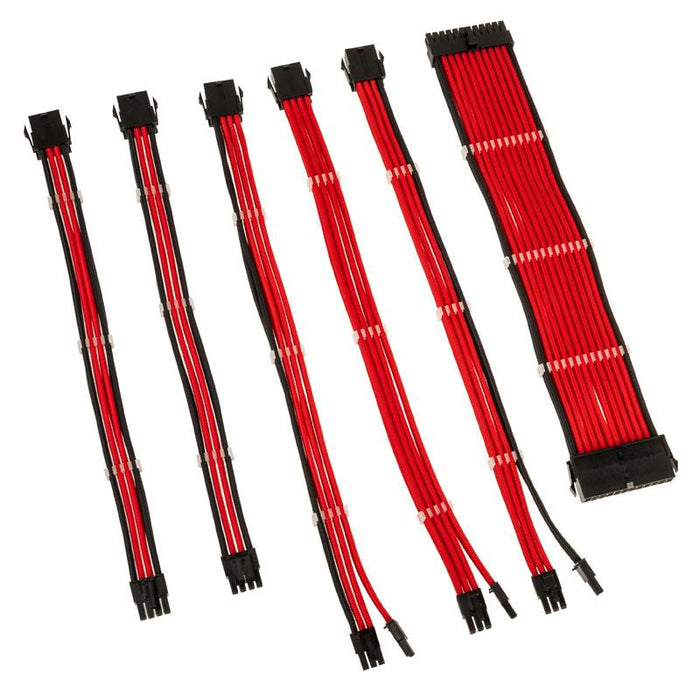 Set of braided cables Kolink Core, Red