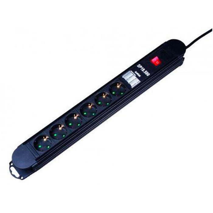 SPLITTER KONEKTO 6 SOCKETS / 3 M. WITH KEY
