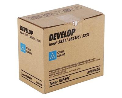 Toner cartridge DEVELOP TNP49C, ineo+ 3351, +3851, +3851FS, 12000 k., Cyan