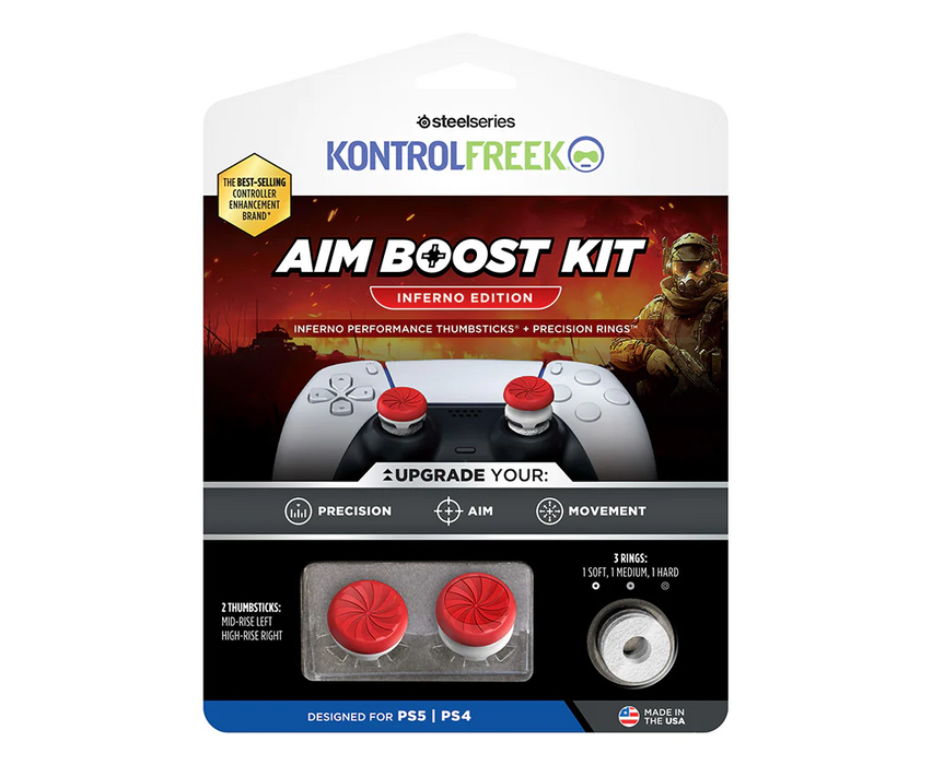 KontrolFreek Aim Boost Kit Inferno Edition PS5 DualSense accessory