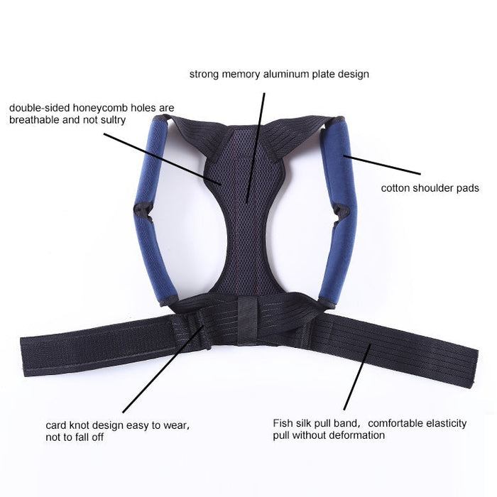 Medical Posture Corrector with metal spring Corpofix Y17, double grip design